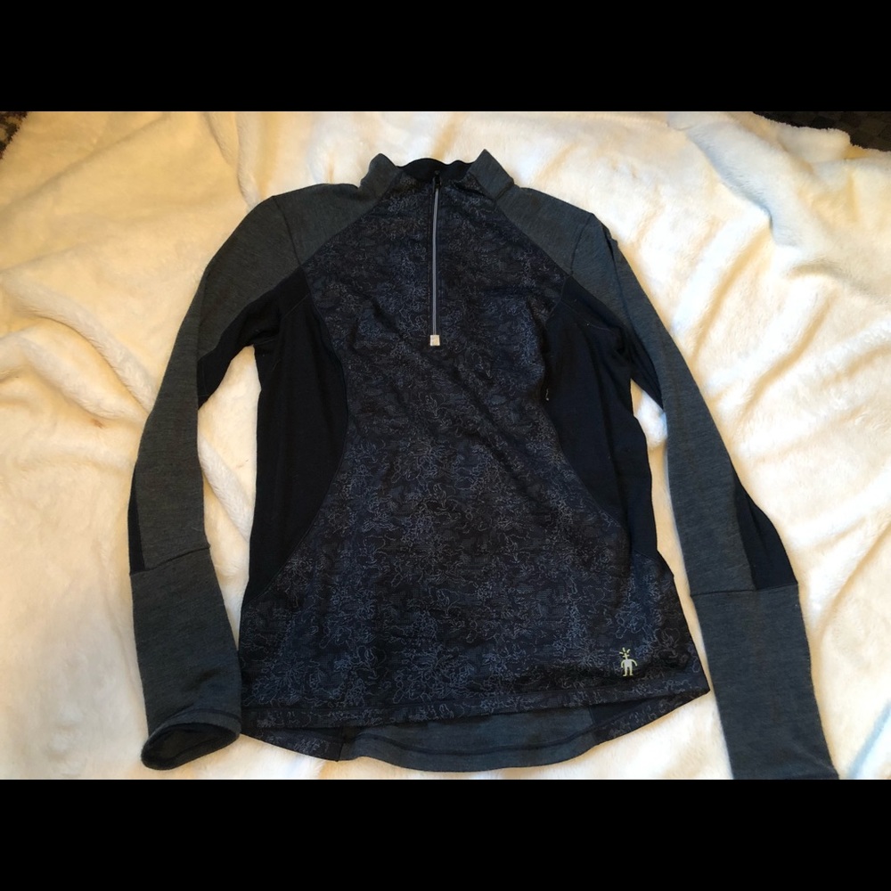 Smartwool hybrid 1/4 zip pullover